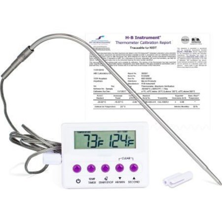 BEL-ART H-B DURAC Calibrated Electronic Thermometer with SS Probe, -50/300C -58/572F, 51 x 18mm 609003400